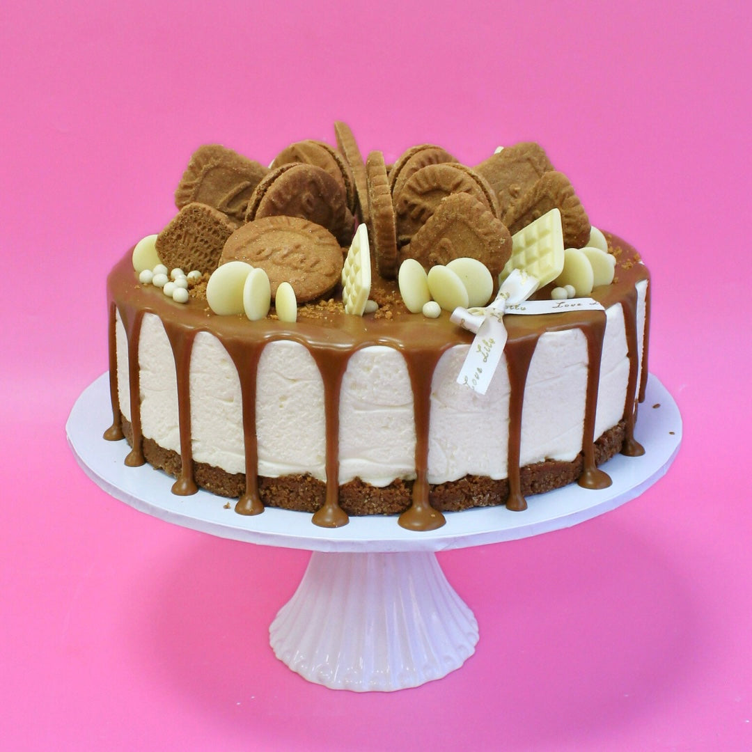 Luxury Lotus Biscoff & White Chocolate Cheesecake | Love Lily Cakes