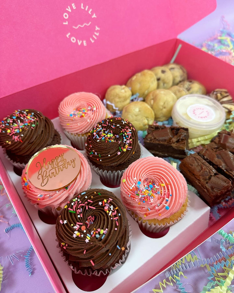 Happy Birthday Cupcake & Dipping Box