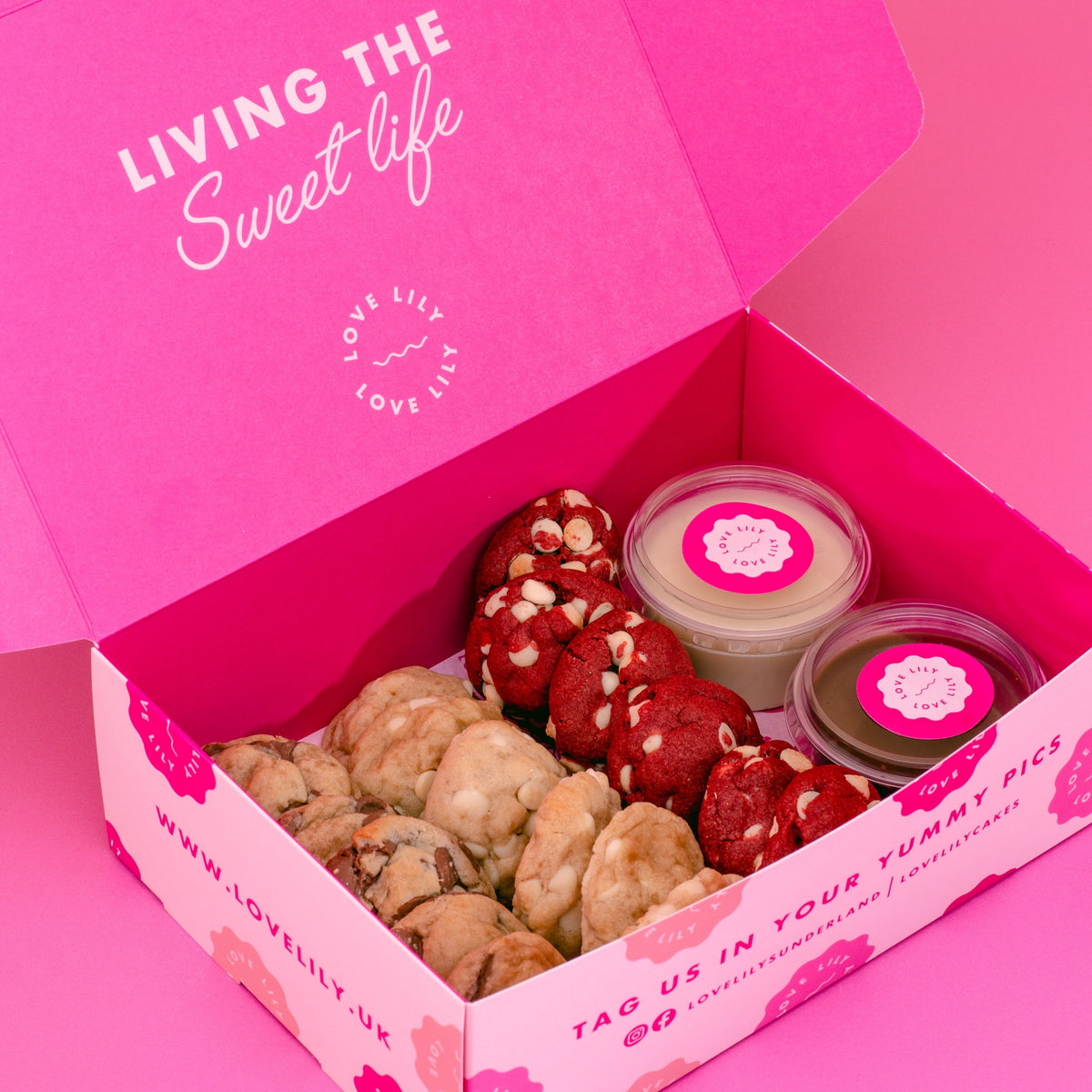 Mini Dip Box Mini Cookie Dipping Box - Mixed box | Love Lily Cakes