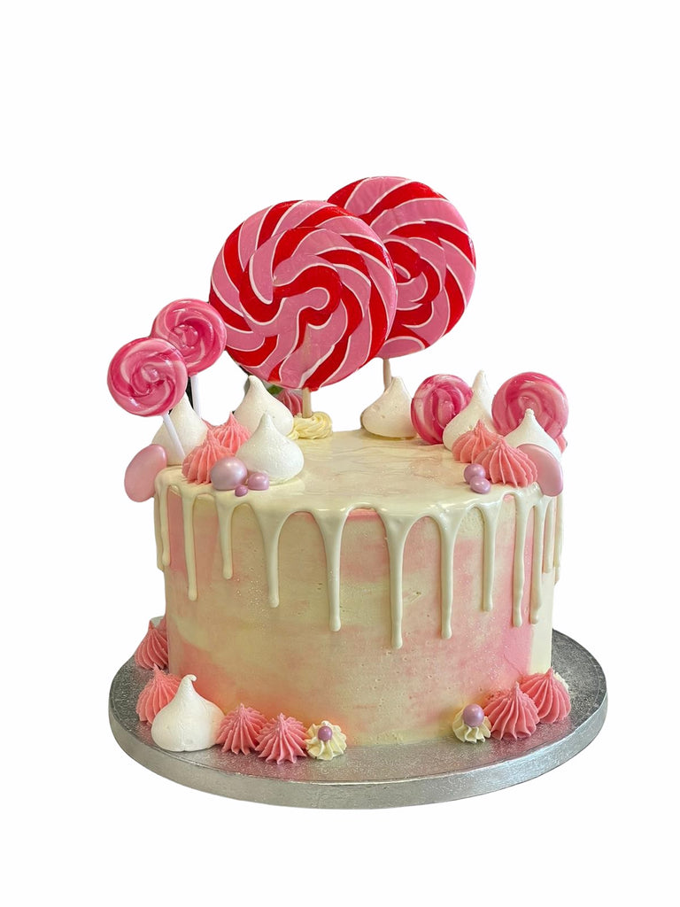 Pink Sweetie Drip Cake